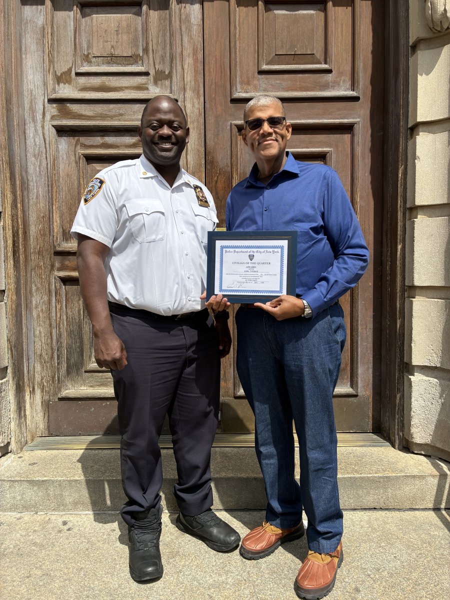 NYPD42Pct's tweet photo. Congratulations to our Civilian of the Quarter recipients:

🏆 PAA Davis – 4th Quarter 2025
🏆 EPCS Thomas – 1st Quarter 2026

Thank you for your continued dedication, professionalism, and hard work in serving the 42nd Precinct community. 👏🏽 https://t.co/GCO9Q1ZvC4