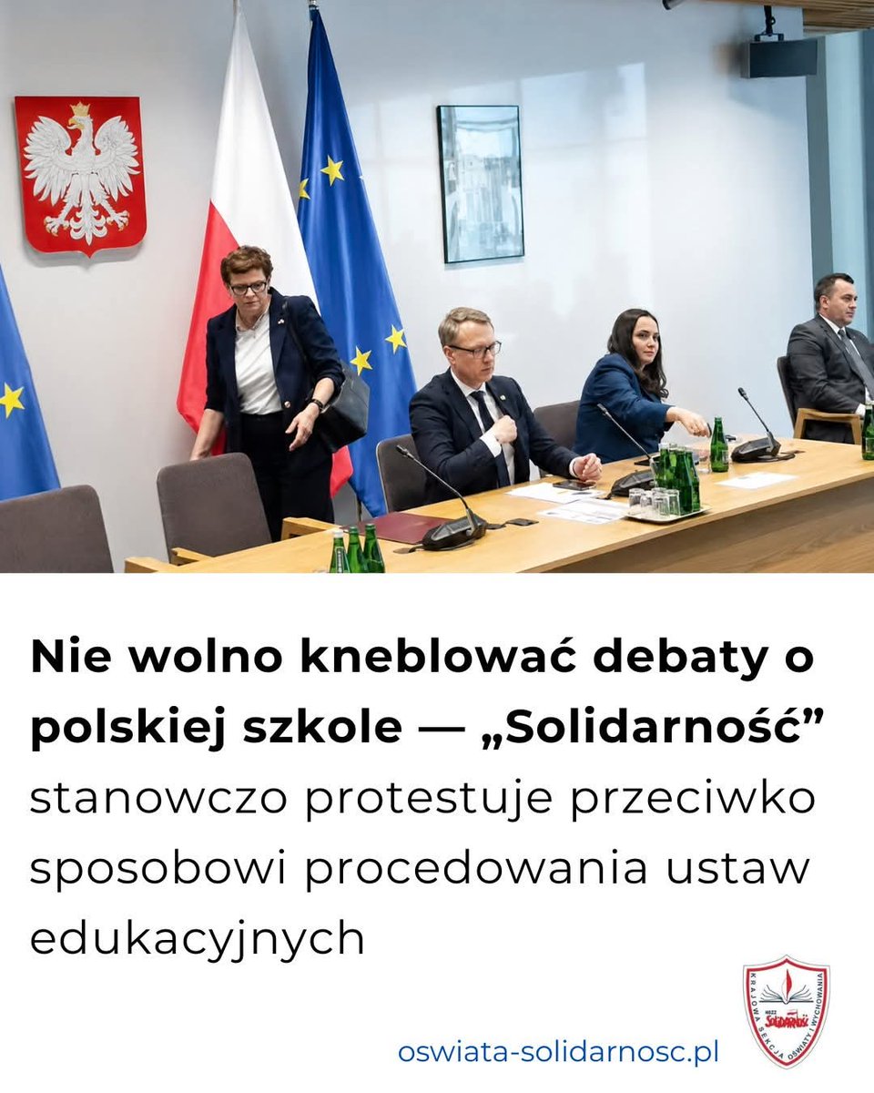 Krajowa Sekcja Oświaty i Wychowania NSZZ S tweet media