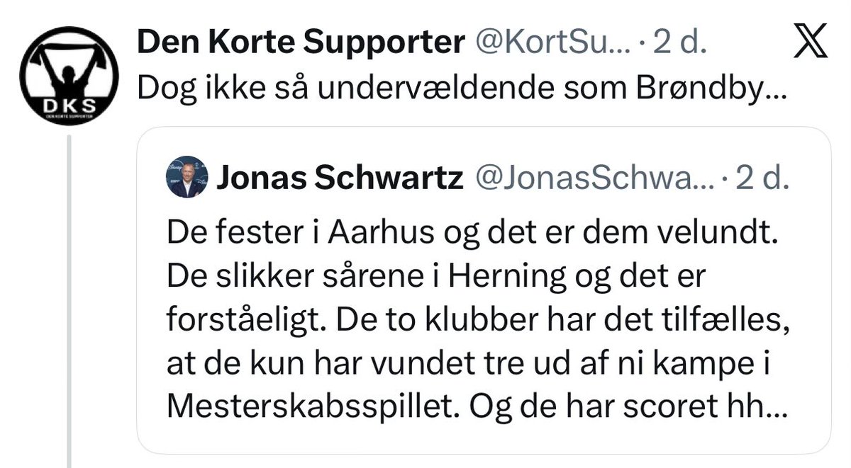 Den Korte Supporter tweet media