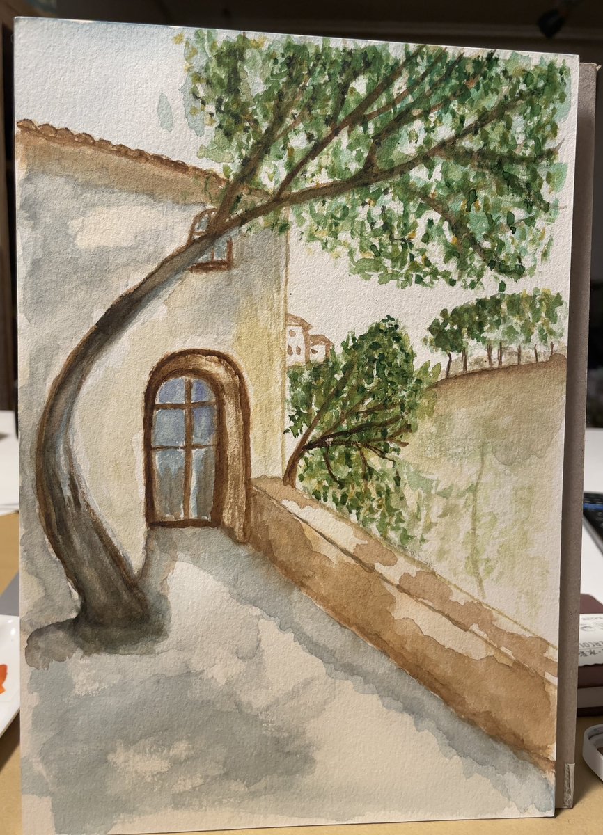 yfiestasc's tweet photo. Mi acuarela de hoy #pintura #acuarela https://t.co/ThoYBE5045