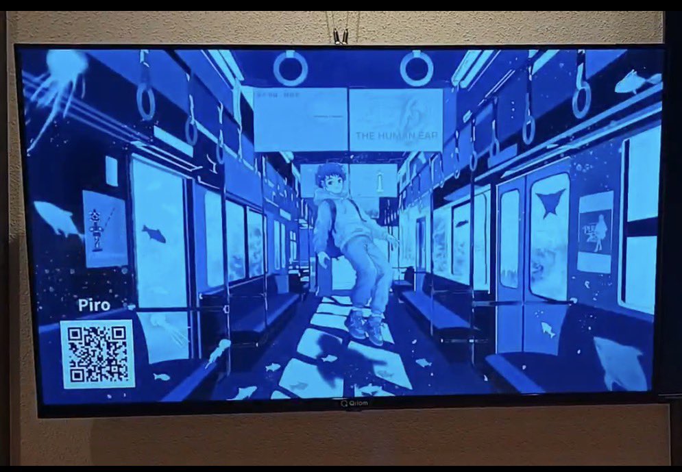 アニメのワンシーンを切り取ったような作品💙💙💙