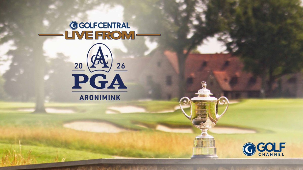 dish's tweet photo. The chase for the Wanamaker is on. 🏆⛳ Golf's 2nd major of the year is officially underway!

👉Schedule and storylines from Aronimink: https://t.co/pQMFGOUA6h
📺 Watch on ESPN and CBS. https://t.co/JOrA8Q6Xun