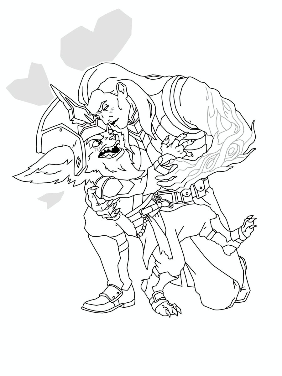Kafuz_14's tweet photo. Another comm I recently got of these two TwT
----
🎨: @/kitscalibur
#Swain #Kled #LeagueOfLegends https://t.co/CK5Y1vGQ23