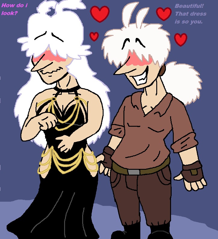 KatarinaJonss11's tweet photo. #WormTenna #Tennaling #mirrorship #humanform
human WormTenna and Tennaling ^^
I drew one of those dresses trends from tumblr that was posted some years ago and now i finaly decided to try it out ^^ i gotta say that WormTenna looks stunning and Tennaling agree https://t.co/VuNeBntKq5