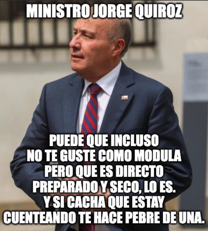 chilerecha23709's tweet photo. La firme que al principio no me caia bien, si hasta habló en contra del gobierno militar pero se ha ganado el corazón del 58,16% de los chilenos defendiendo su proyecto. https://t.co/iI5nn0MxTC