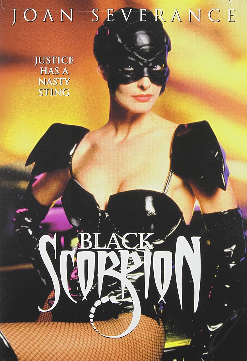 GetMeAnotherPod's tweet photo. Chris is thrilled to back on this week on @TheNewWorldPod to take a deep dive into 1995's BLACK SCORPION starring Joan Severance and Garrett Morris.

The film is basically "Batman for Skinamax" with all the delights and surprises that description implies. https://t.co/ljW8OmqBB3