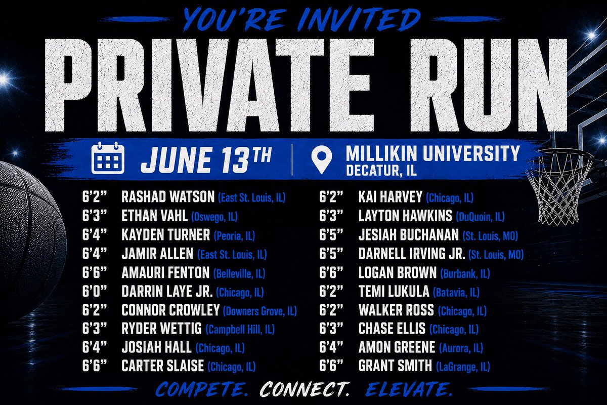 TheCoachSmitty's tweet photo. 28’ CLASS INVITES SENT❗️✉️

If you’ve received an invite to our private run today, you’ve got 72 hours to commit before your spot becomes available again. Don’t miss this event! https://t.co/RpEFA5V3oa