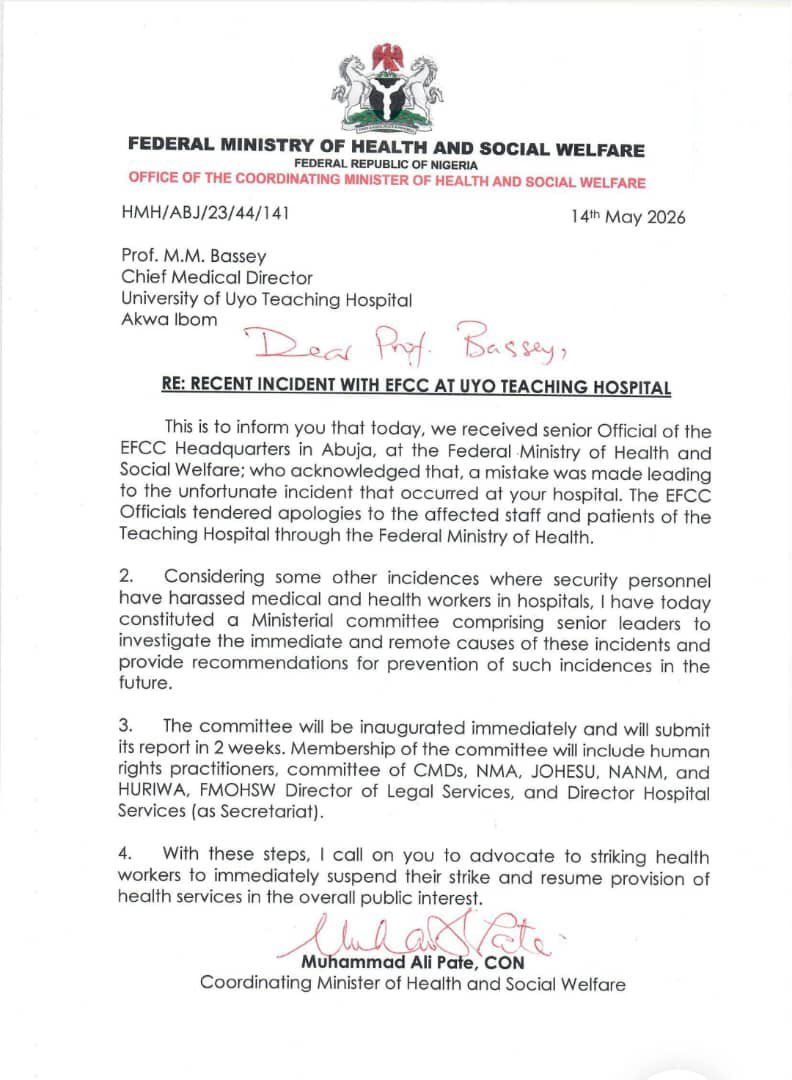 mumtazin's tweet photo. Is this meant to be an apology? They lied that nothing happened and the lies still on their page. @muhammadpate sir, before setting up a committee, Dr Professor Ekpe deserves a public apology from the @officialEFCC . Period 💯 https://t.co/azW8RQOY3s