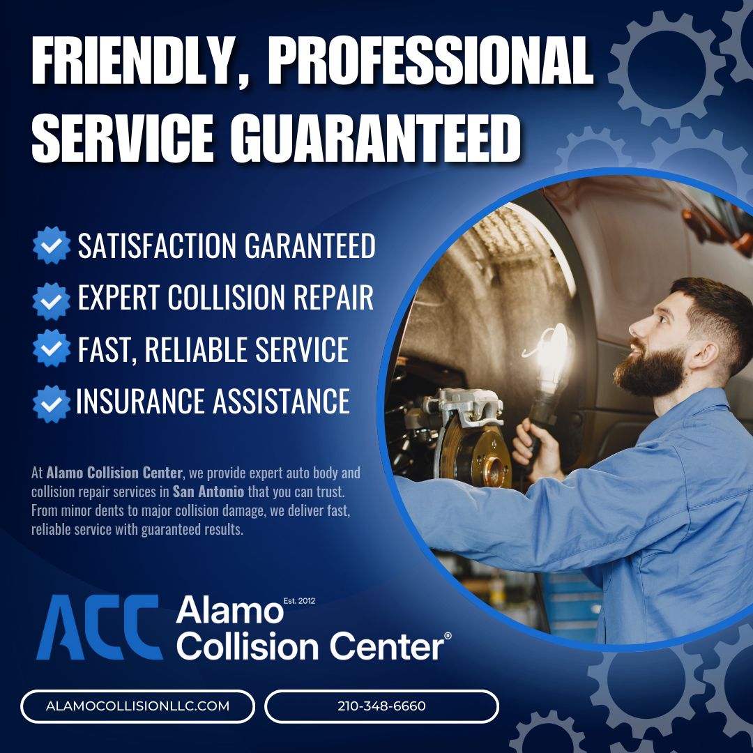 AlamoRepairs's tweet photo. Friendly service. Professional collision repair. Guaranteed results. 🚗🔧

Trust Alamo Collision Center for fast, reliable auto body repair in San Antonio.

📞 210-348-6660
🌐 https://t.co/twDz5RojCO
#CollisionRepair #AutoBodyRepair #SanAntonio https://t.co/DEu6rg2klD