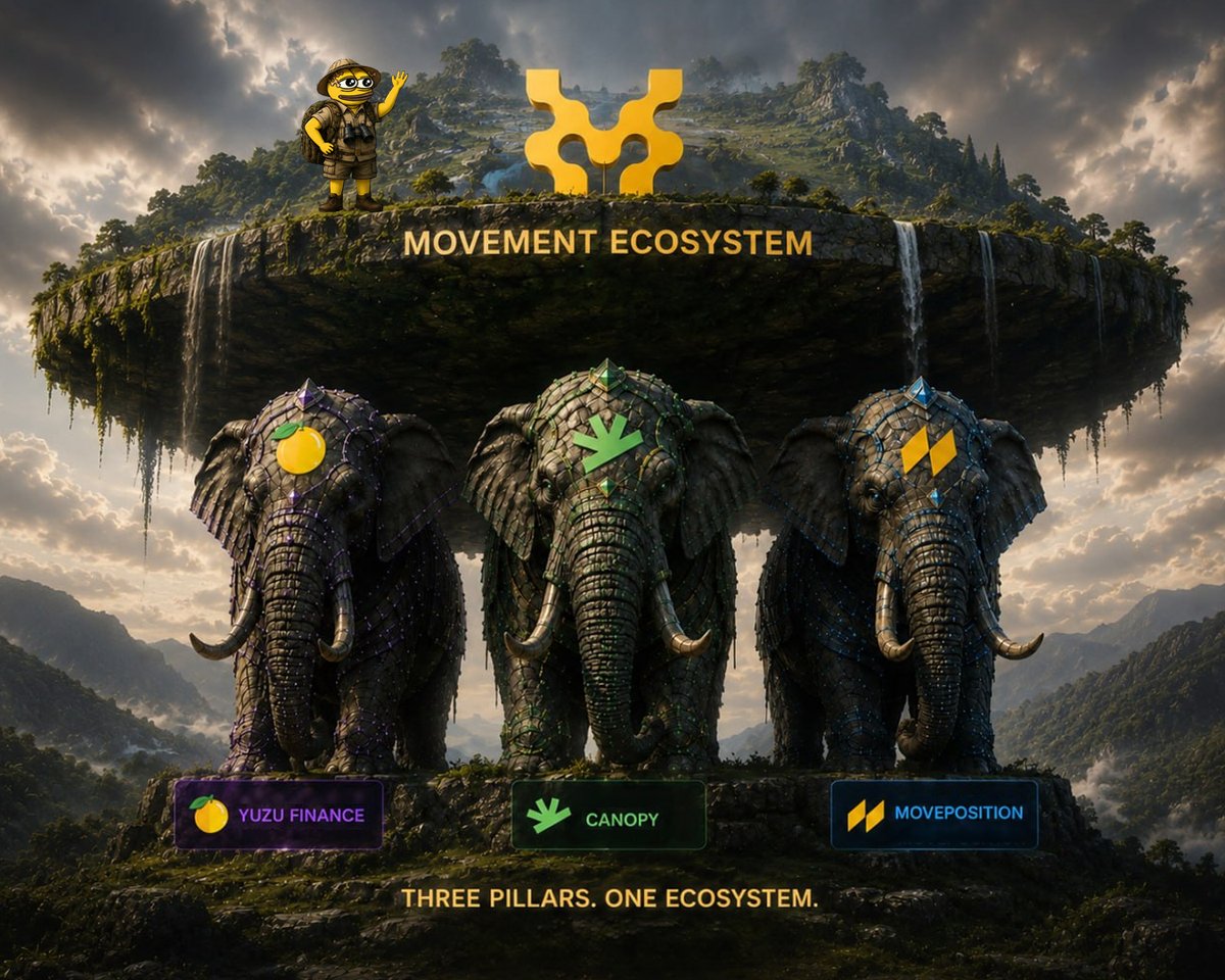 IamYurikkk's tweet photo. A united DeFi powerhouse is rising on Movement  — every protocol, every builder, every layer moving together toward one shared future. 🚀

@movement_xyz🤝@YuzuFinance🤝@canopyxyz 🤝@MovePosition 

#safetyfirst #unifiedstack @Guildcreation https://t.co/xqv3TA2X6J