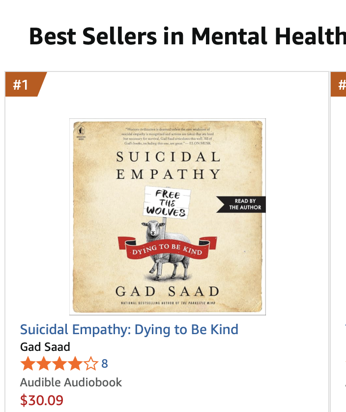 Gad Saad tweet media