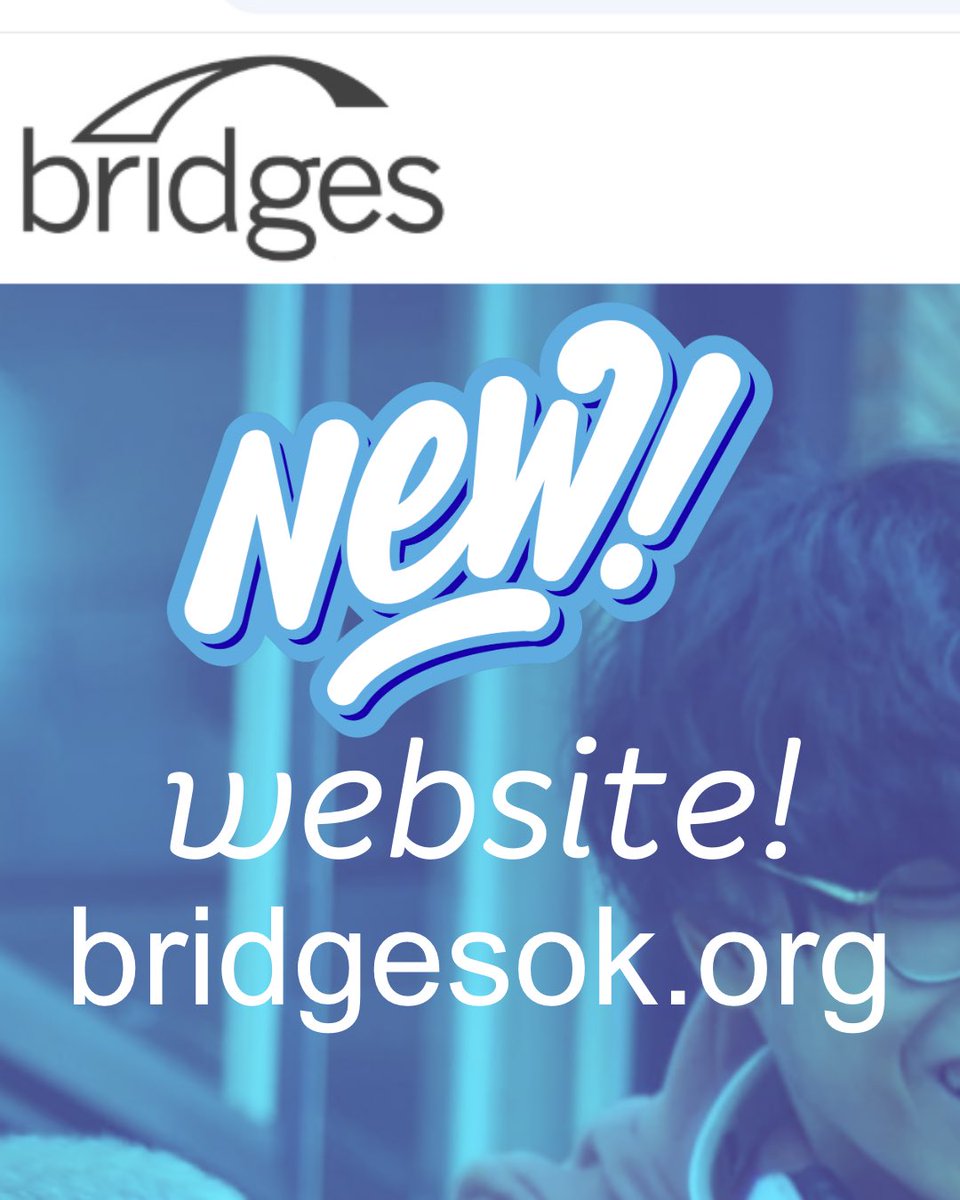 bridgesofok's tweet photo. Bridges has new digital digs. Check us out at https://t.co/c16fPXjpNf 

Thanks to Uncanny Media for helping us stay current! https://t.co/YgelW6Up9G