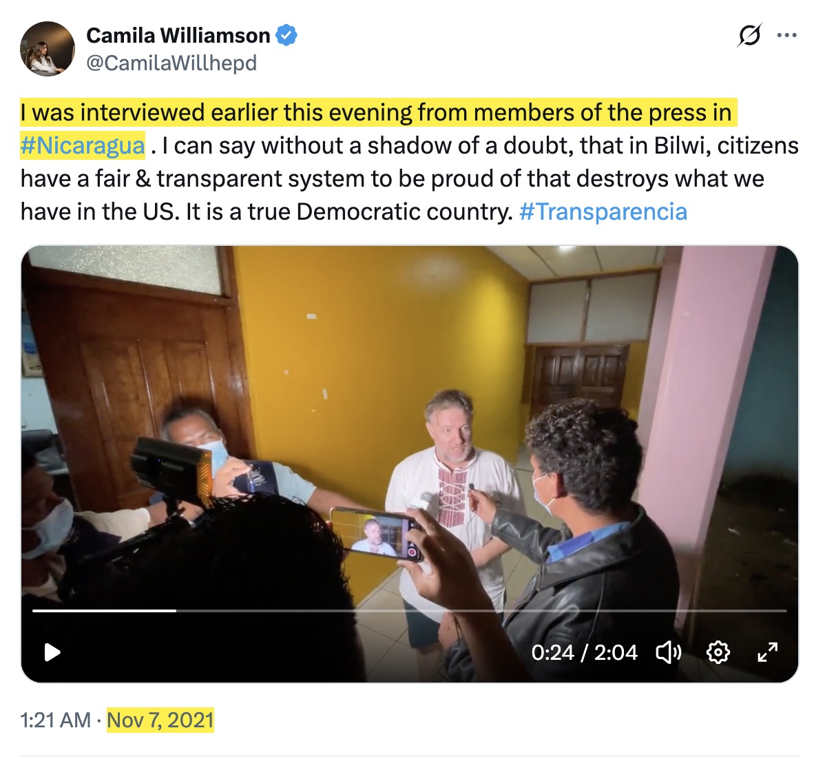 decensorednews's tweet photo. To be clear, not only did they “hack” @CJardula’s original account (which was @yopasta) — they also CHANGED THE USERNAME AND PROFILE to a completely different person, “Camila Williamson.”

“Her” account shows 14.2K posts, but if you look at the post history, everything before a few weeks ago is from Craig (because it’s actually his account).
