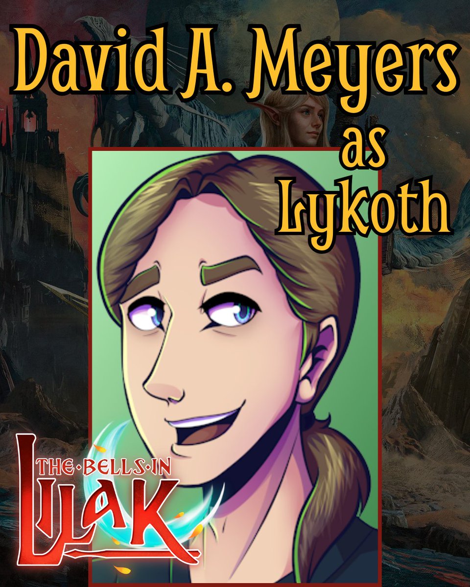IridAcornProd's tweet photo. The mighty Lykoth is born upon the voice of David A. Meyers! Despite being the new god of war of the Sorani Dynasty, Lykoth is not what you expect and David captures the role beautifully in his captivating performance. We are very happy for him and can't wait to hear him in action. Learn more about David and his work at https://t.co/RbOORq9Cae
@thatDAMvoice 
#voiceactors #voiceactor #voiceover #audiodrama #loveaudiodrama #audiocinema #audiofiction #thebellsinlilak #anime #fantasy #drama