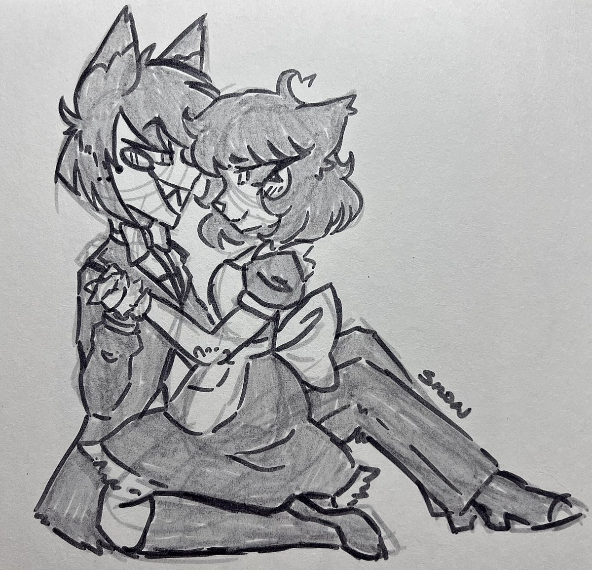 _Snow_in_Hell_'s tweet photo. #HazbinHotelOC #HazbineHotelAlastor #yumeship https://t.co/fz9UkmDFOp