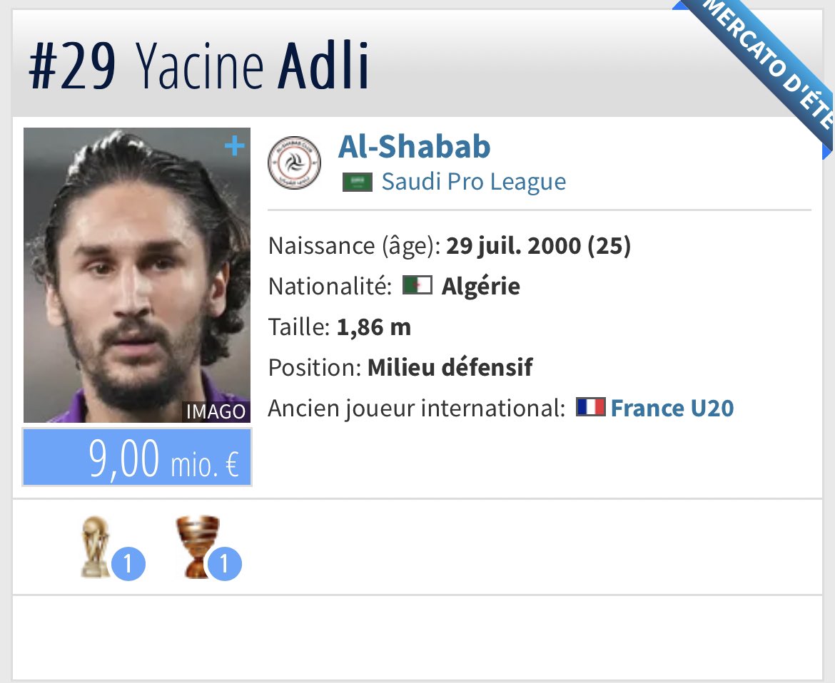 Dzair Football Actu 🇩🇿 tweet media