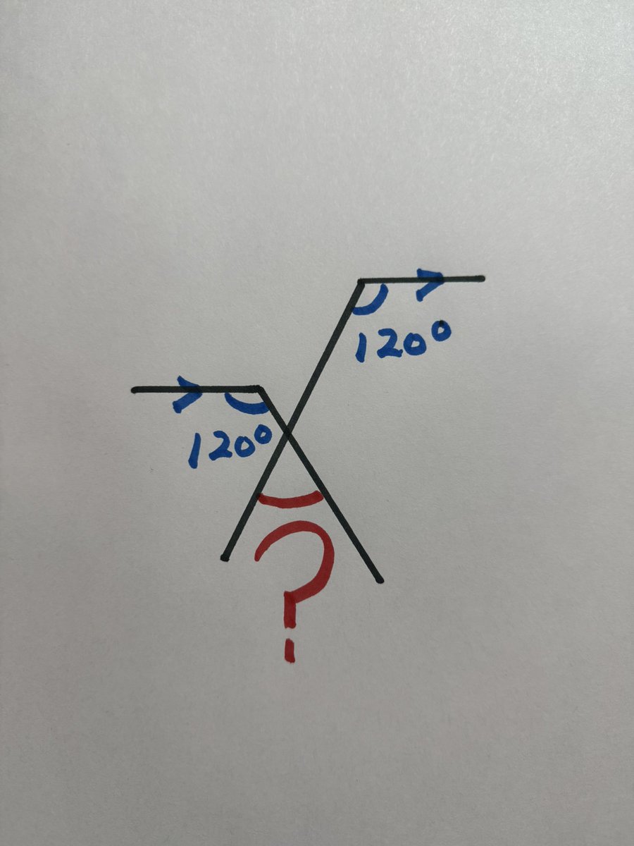 Try to solve this angle