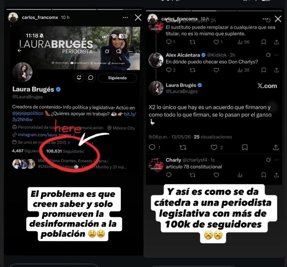 Laura Brugés tweet media