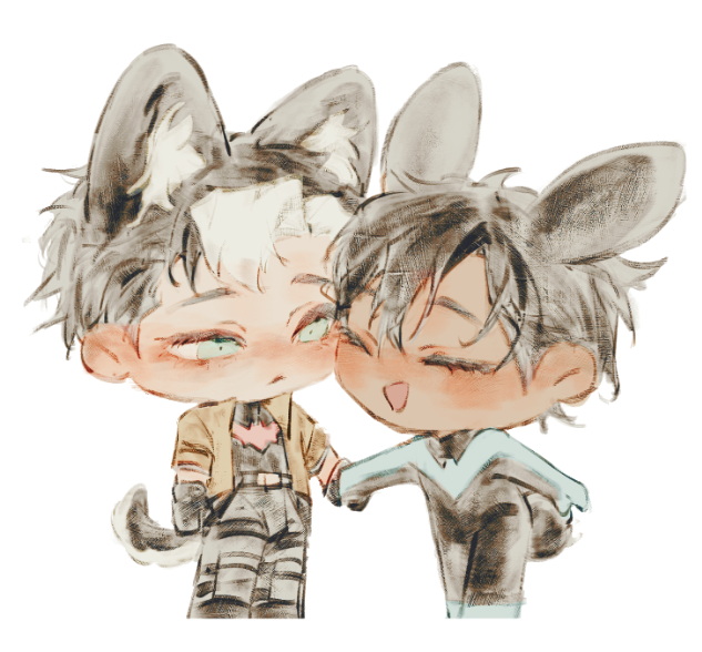 wltstation's tweet photo. i wasnt rlly a fan of drawing chibi until cf forced me to... my babbies.... so cute.... https://t.co/8oX1AB7Plb