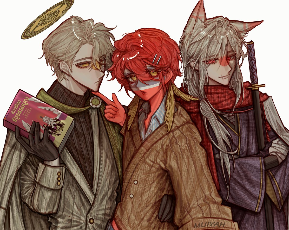 JI_RUSTE's tweet photo. The Revolutionary Gang Mentions
🟡🇹🇭🇯🇵
#countryhumans https://t.co/VBQlqXL4jU