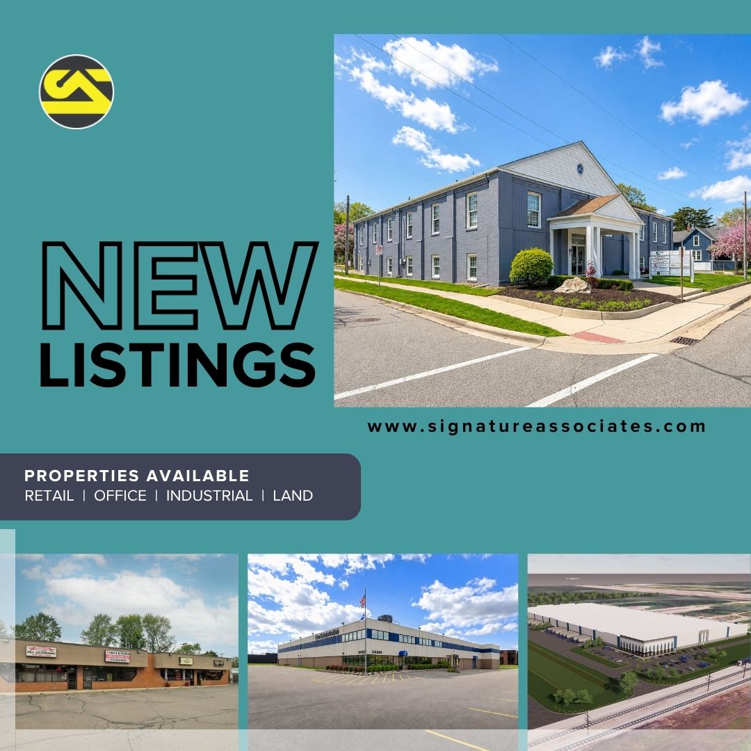 SignatureCRE's tweet photo. New Available Properties! https://t.co/Pj5eTdmbcl

#newlistings #CRE #theteam #toledorealestate #detroitrealestate #metrodetroit #commercialproperties #southfield #ohio #AllenPark #Charlotte #Plymouth #WalledLake #Livonia #Maumee #Monroe #Swanton #TaylorMi #Toledo #Warren #Wixom https://t.co/lnTRjyrKwD