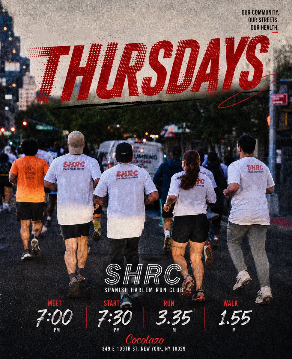 Spanish Harlem Run Club tweet media
