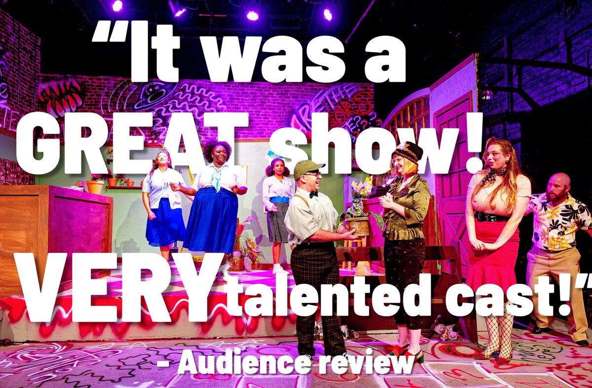 ftptheatre's tweet photo. ⭐️ Audience Reviews ⭐️

“It was a GREAT show! VERY talented cast!”
“AWARD WINNER for sure! DON’T MISS IT!” 🌱🏆
Final weekend of Little Shop of Horrors and tickets are going FAST!

🎟 https://t.co/Wyx3RKOd7W

#LittleShopOfHorrors #FinalWeekend https://t.co/2MOoGRG2XD
