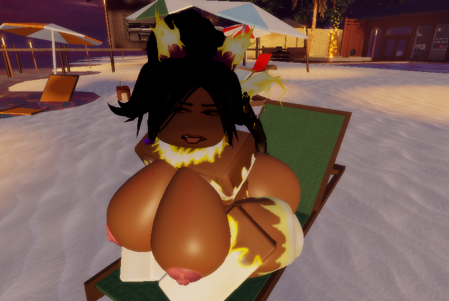 zurifem's tweet photo. May 14
Yoruichi Enjoying the Beach today🏖️.  #robloxcondo #robloxcondos #robloxcondogame #nsfw #nsfw https://t.co/xafp9ElD8z