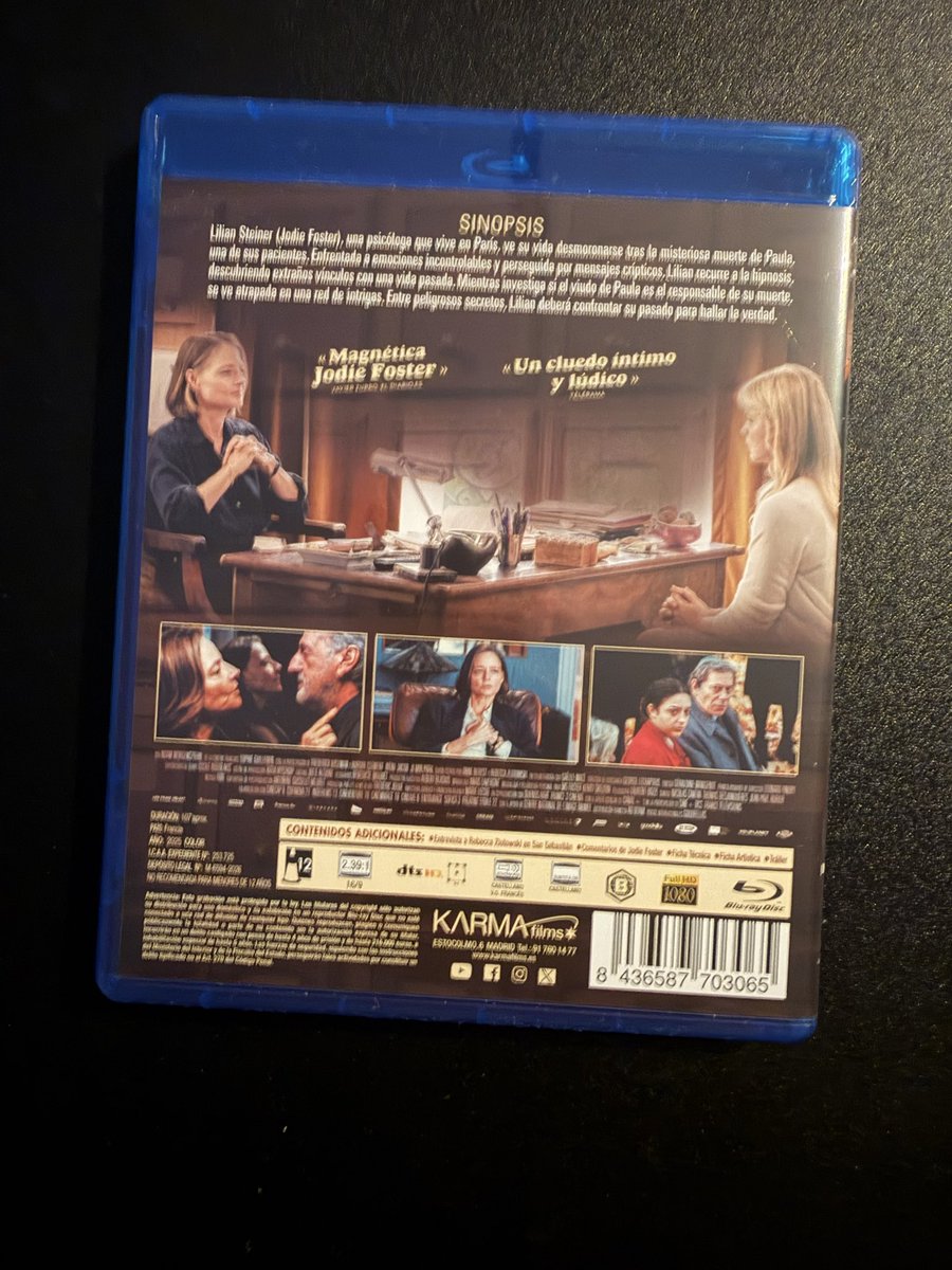 letxugas's tweet photo. NOVEDAD:
“Vida privada” bluray

…..otra película muy interesante que edita @karmafilms ….la película francesa con Foster es un entretenimiento por encima del estándar…. Una intriga con toques de comedia y puzzle para resolver un asesinato….
….tb con un buen puñado de extras. https://t.co/1GWSBl2QIp