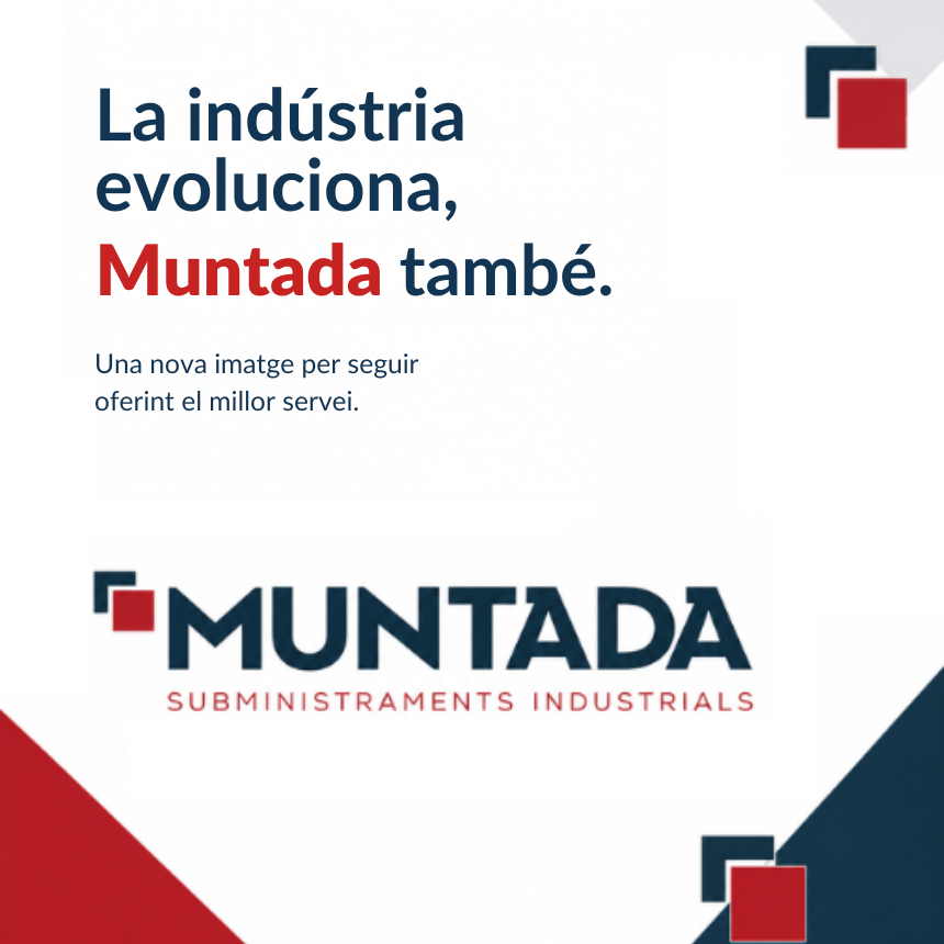 Muntada_SI's tweet photo. La indústria evoluciona. Muntada també.

A Muntada estrenem nova imatge corporativa: una evolució visual que reflecteix millor l’empresa que som avui i l’etapa que iniciem.

Després de més de 65 anys acompanyant professionals i indústries. Nova imatge. Mateix compromís. https://t.co/JQzpy0Onm3