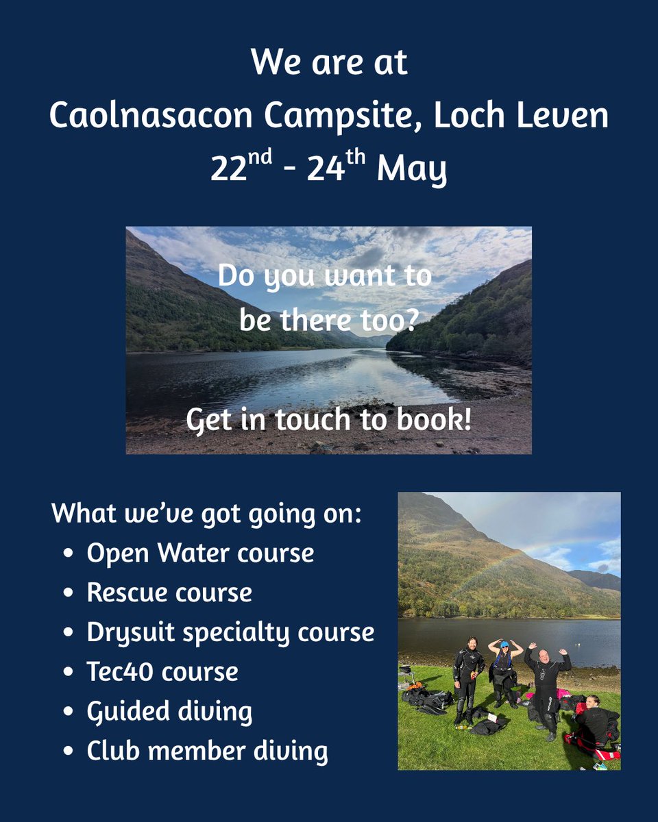 DivingFreedom's tweet photo. This is looking to be a great 3 days diving under the Glencoe Munros. If you're interesting in exploring the Scottish Lochs get in contact with the team!

https://t.co/bZh74k7ayW

#discoverscotland #scubascotland #scottishdiving #explore https://t.co/RmAatl0Xea