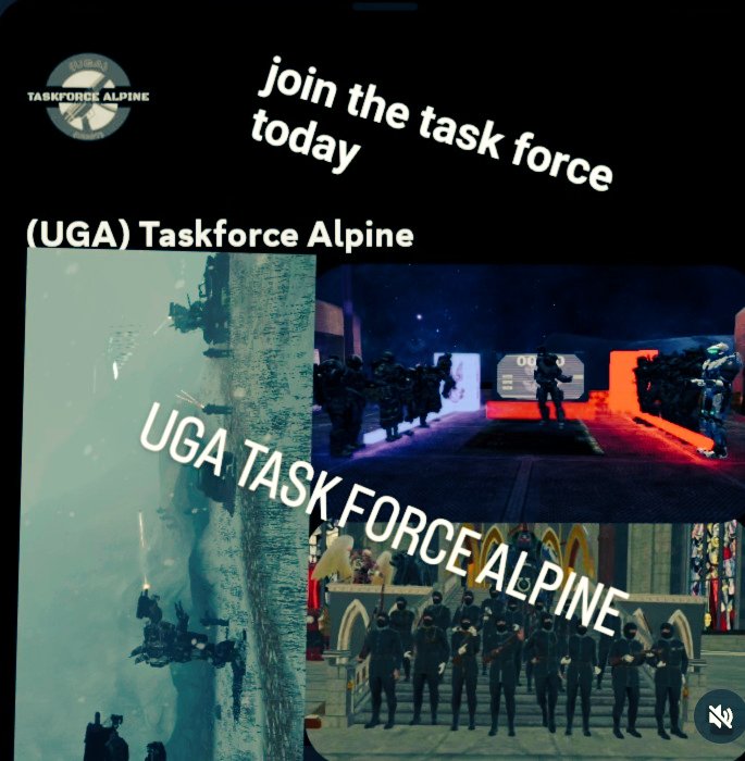 CommunityUga's tweet photo. UGAS task force alpine. A military sim group in vrchat. While most of our group specialize in having fun,our task force specializes in ranks and structure. Every rank is able to be earned. And one you reach it no one will question why it was achieved. Welcom to the task force. https://t.co/W6yBlr1neD