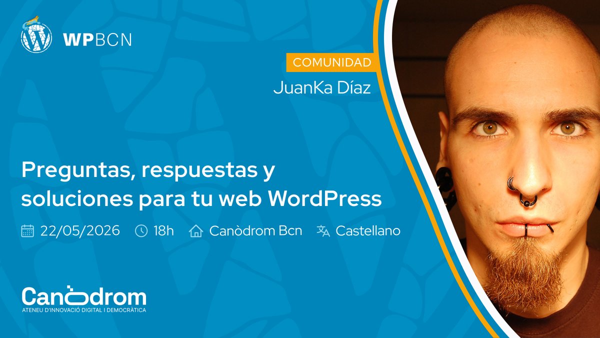 WordPress Barcelona tweet media