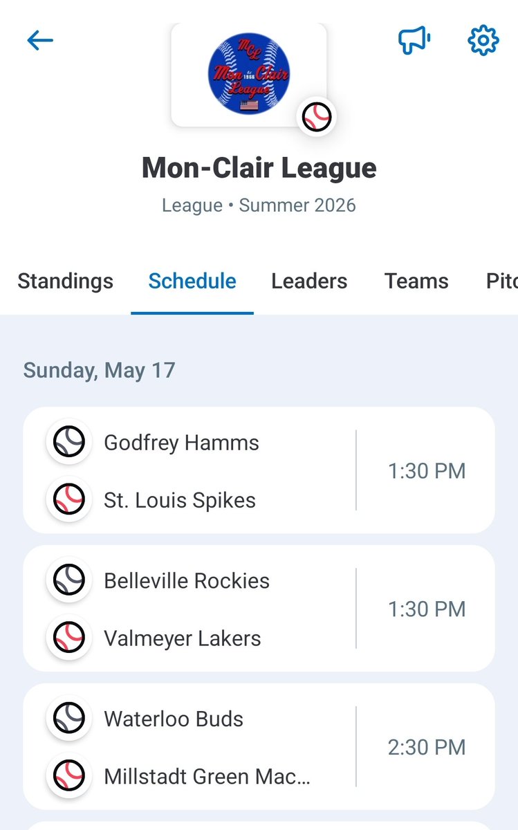 MON CLAIR BASEBALL LEAGUE tweet media