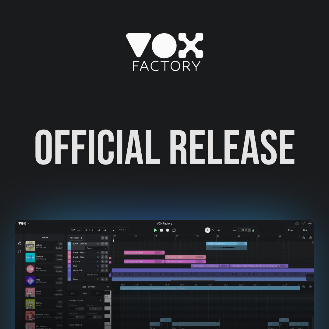 VOX Factory tweet media