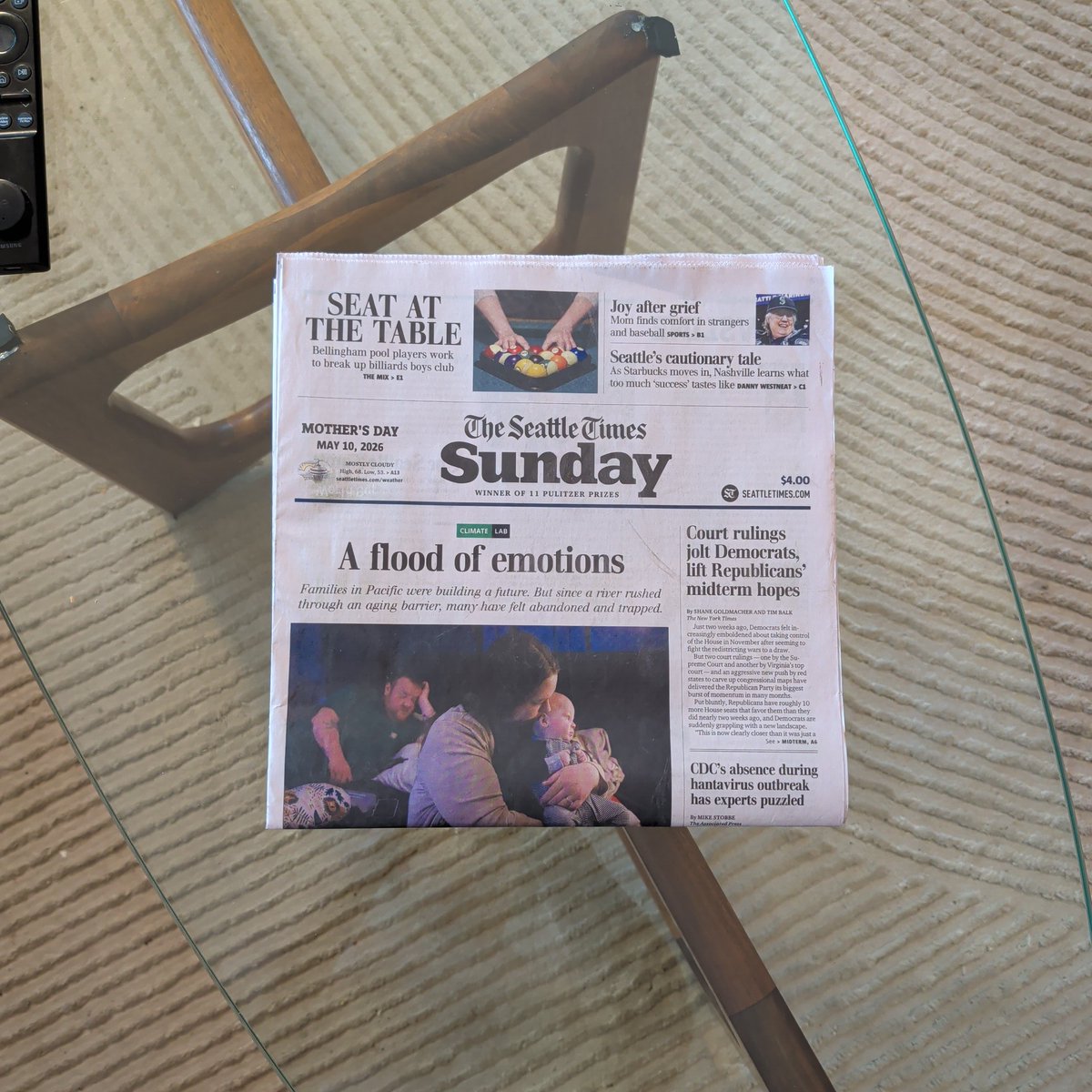 SarahCSeattle's tweet photo. @GO_Chinpokomon @ThemBeforeUs Weird, that's not what the front page of the paper I received looked like 🤷 https://t.co/q13CX3w2bn