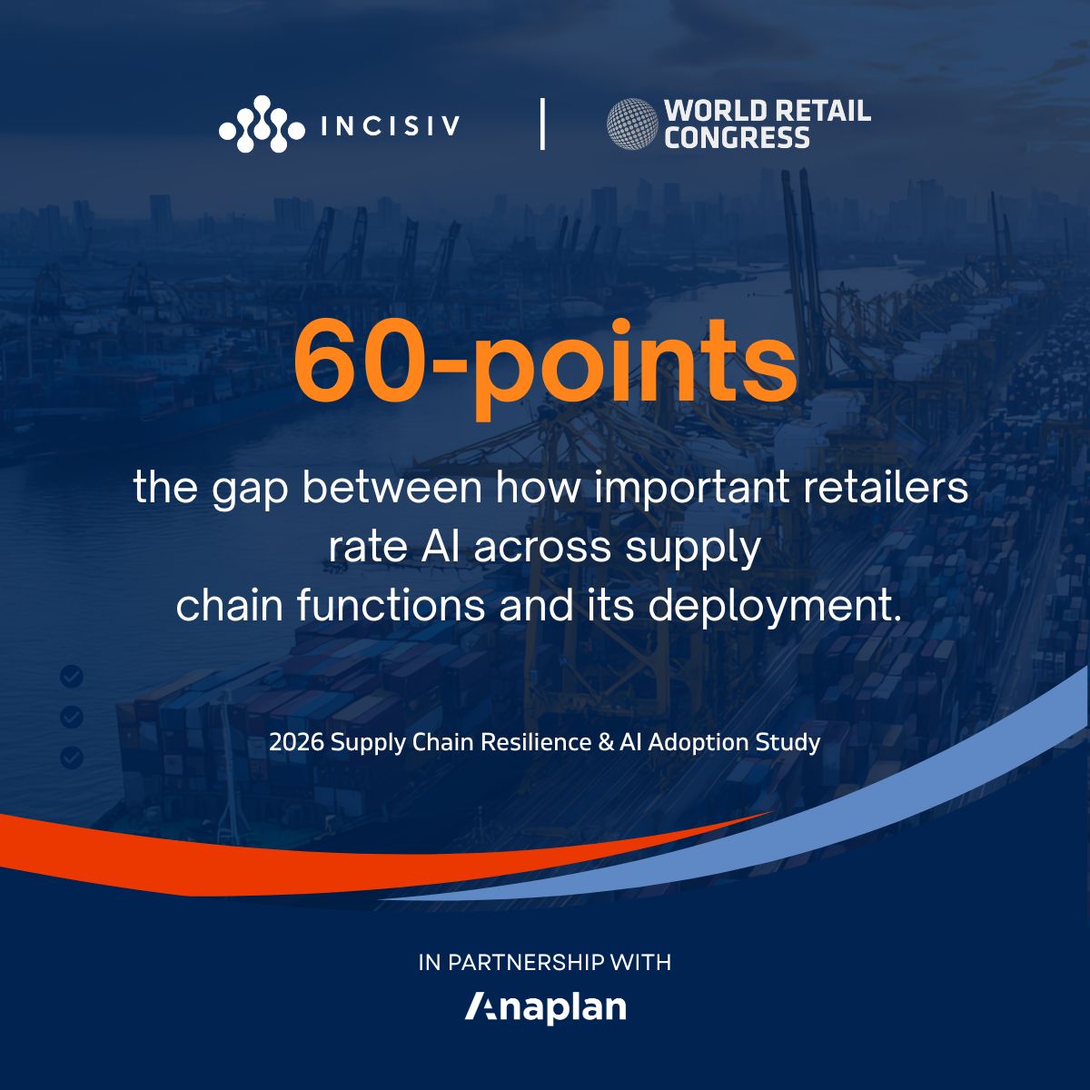 IncisivIO's tweet photo. Nearly every supply chain executive says AI is critical. Few have deployed it where it matters. Exception management sits at 13%. AI is scaling visibility, not execution. https://t.co/70InPAYKDo 

#RetailAI #IncisivInsights https://t.co/z5wj90vcdz