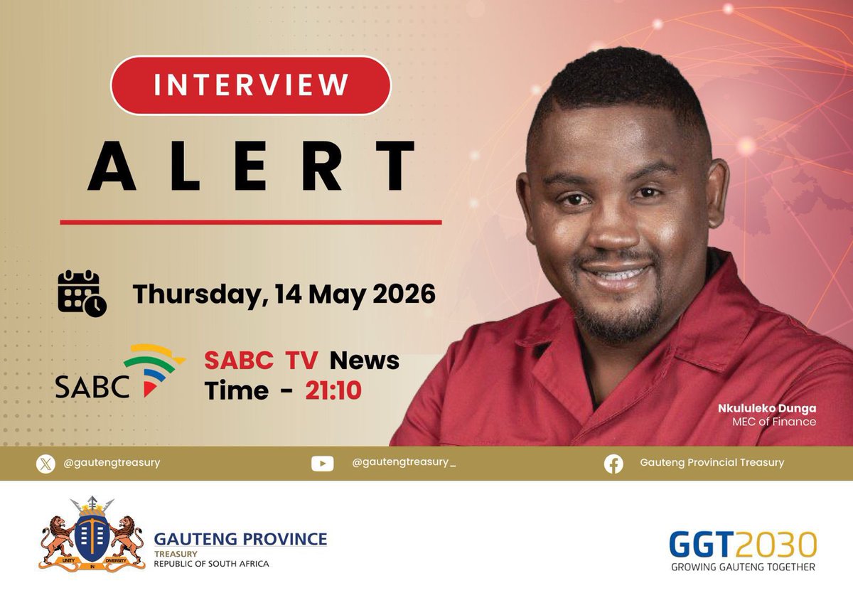 Gauteng Treasury tweet media