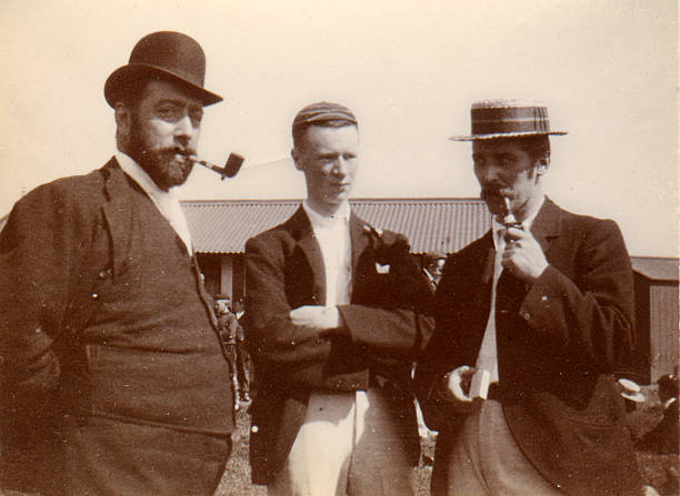 DejaRu22's tweet photo. If it weren't for Albert Hoffman trying (and failing) to make a respiratory stimulant by playing with ergot ... men would still be dressed like this. Crazy to think about. No man wore shorts before LSD. https://t.co/PAEVNKiDev