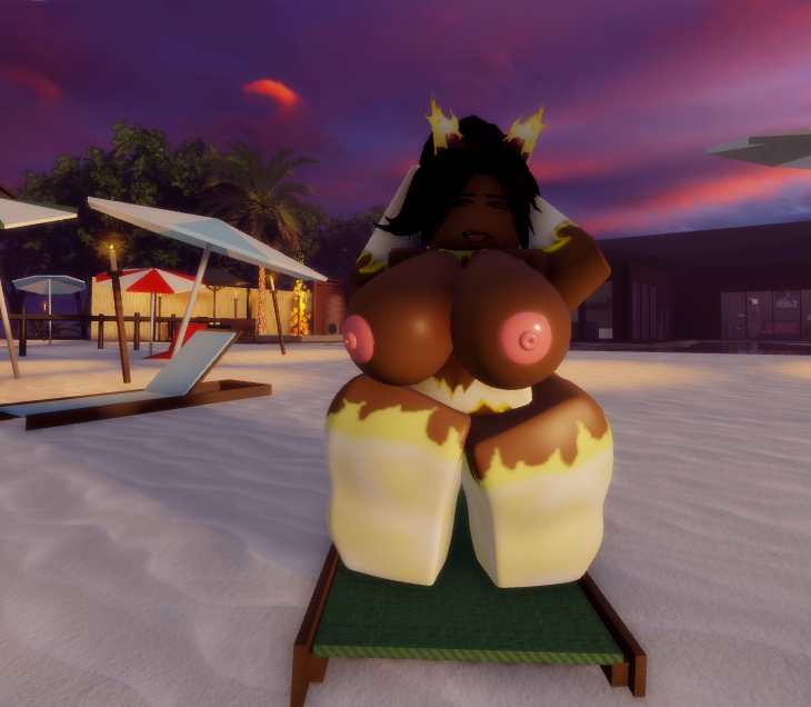 zurifem's tweet photo. May 14
Yoruichi Enjoying the Beach today🏖️.  #robloxcondo #robloxcondos #robloxcondogame #nsfw #nsfw https://t.co/xafp9ElD8z