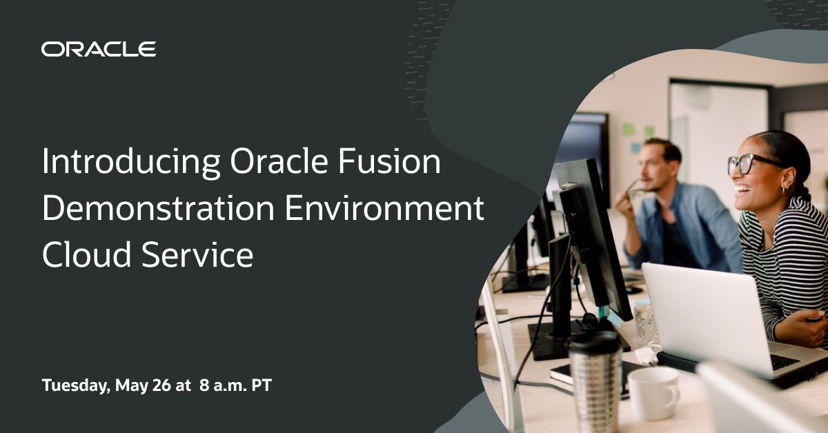CLDanielg's tweet photo. Oracle Fusion Demonstration Environment Cloud Service helps organizations explore AI-driven workflows and validate new use cases across Fusion Applications. JJoin this session to learn how teams can safely test and accelerate AI innovation before launch. https://t.co/YjfpaKGSGl https://t.co/JKPxI4QDmG