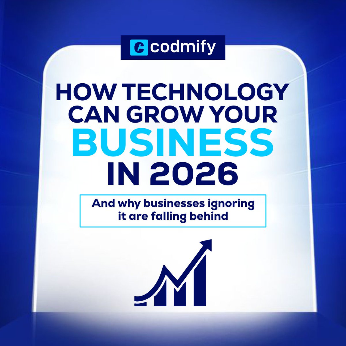 codmify's tweet photo. Here's how technology can grow your business in 2026...
.
.
#tech #businessgrowth #startups #success #codmify https://t.co/RpXOWpTQYB