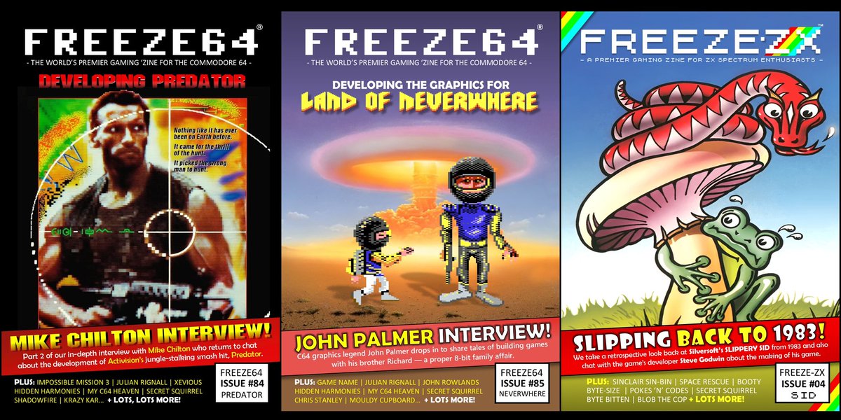 でぃ！ページ The next few issues of FREEZE64 and FREEZE-ZX 'zine to come out of