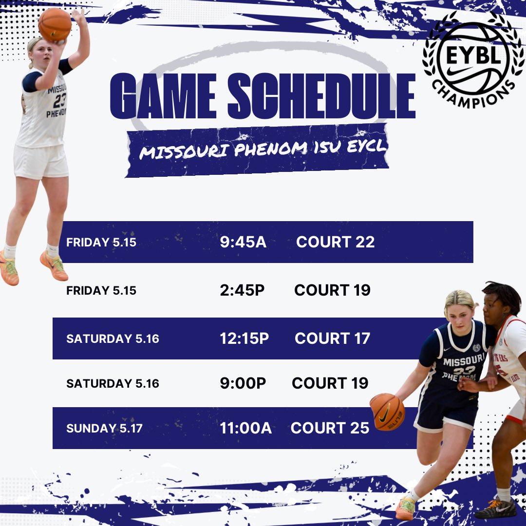 BrynnShahan's tweet photo. Come watch my team!! Games at New Orleans Ernest N. Morial Convention Center @MissouriPhenom @Mj2braceJackson @greglogs https://t.co/jOmBNC4MBh