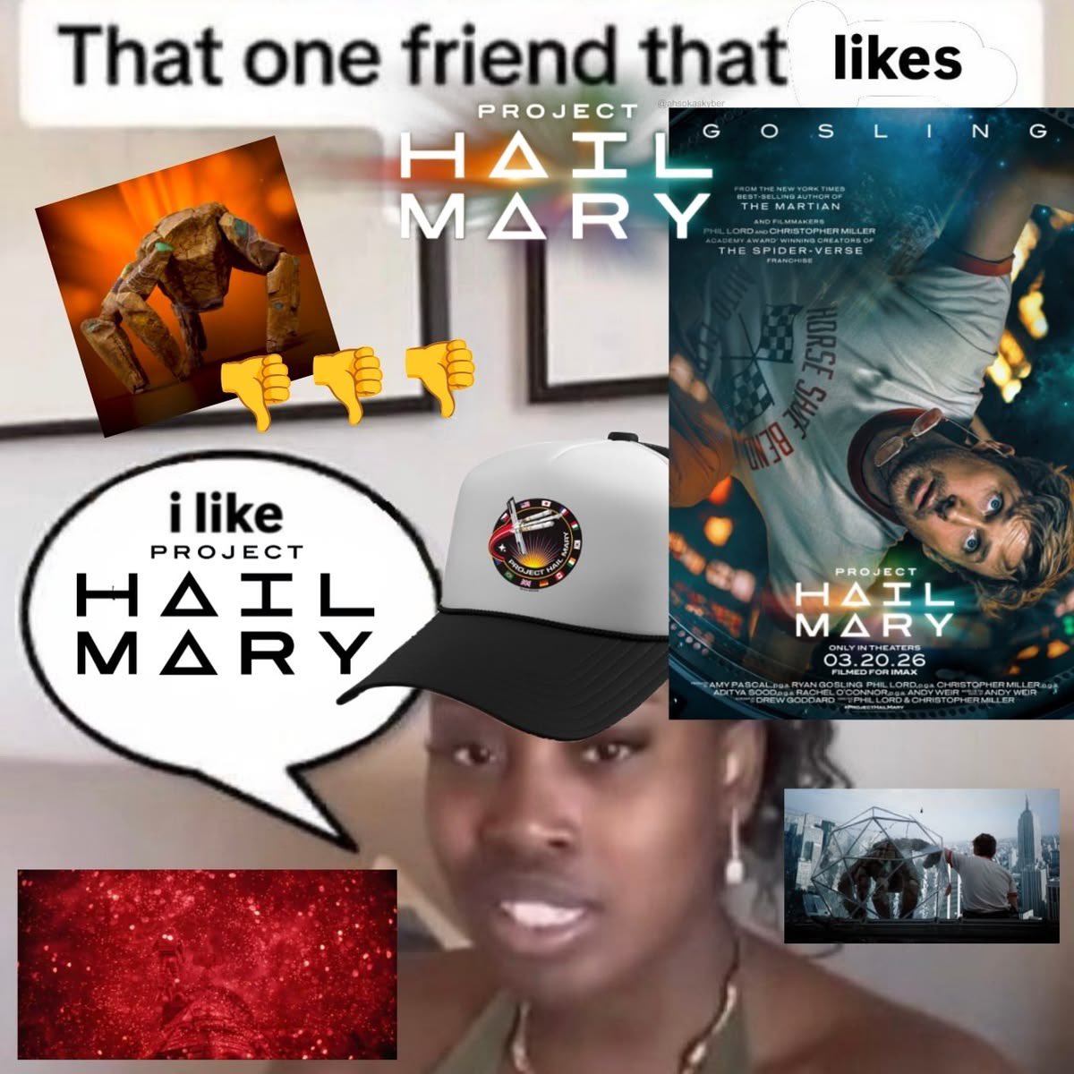 oniikitty's tweet photo. this guy saw Project Hail Mary 140 times!!!! https://t.co/PL5KeJg3Vx