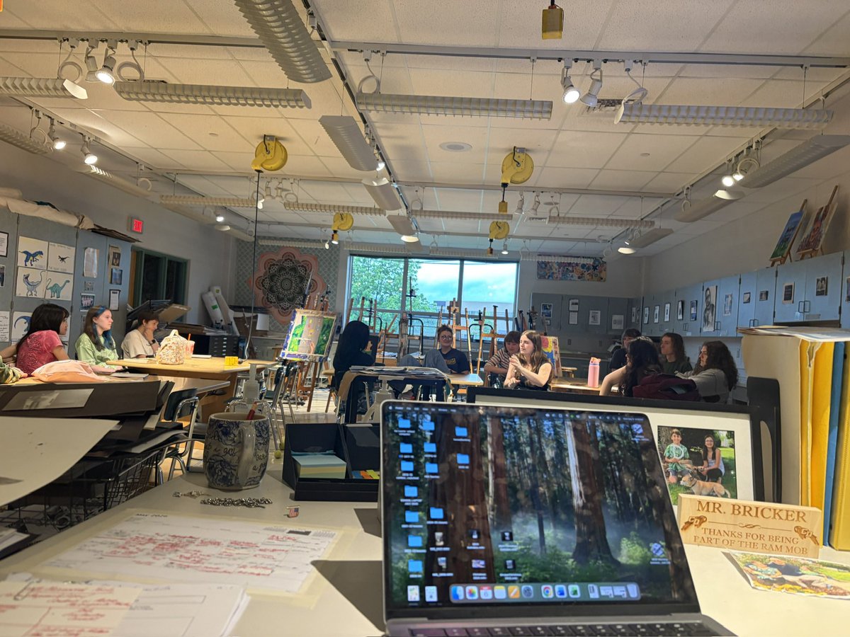BrickerRoom's tweet photo. Drawing and Painting III/Advanced Portfolio Development large pieces based on “Mining Children’s Literature” are straight 🔥🔥🔥🔥!  (3/3) https://t.co/B4M7MhCvg7