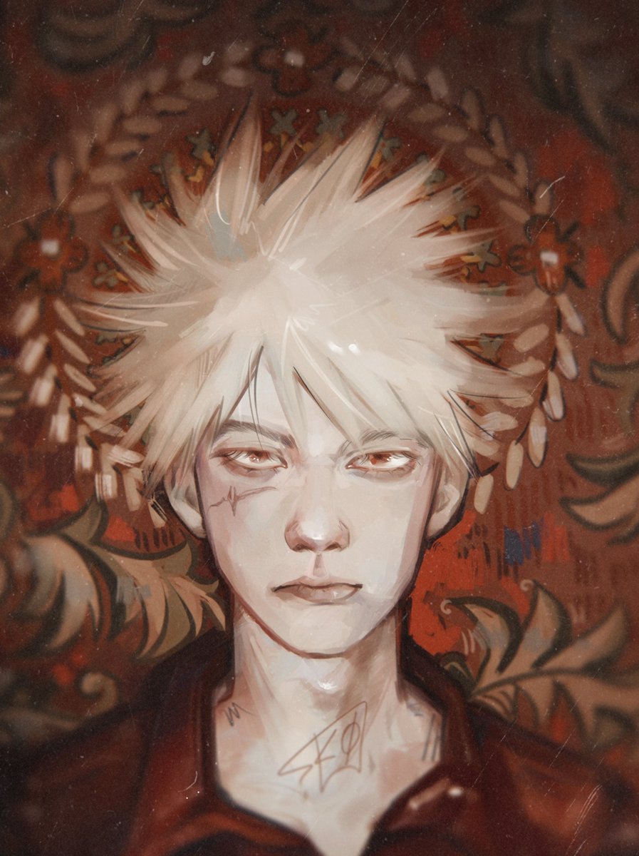 Kkklkkk14's tweet photo. Monochrome Tapestry.
I drew this way too fast, but I definitely loved drawing Bakugo’s eyes!
(photographed by Deku)
#bakugo #art #mha #bkdk https://t.co/wHKG6tJ3Q7
