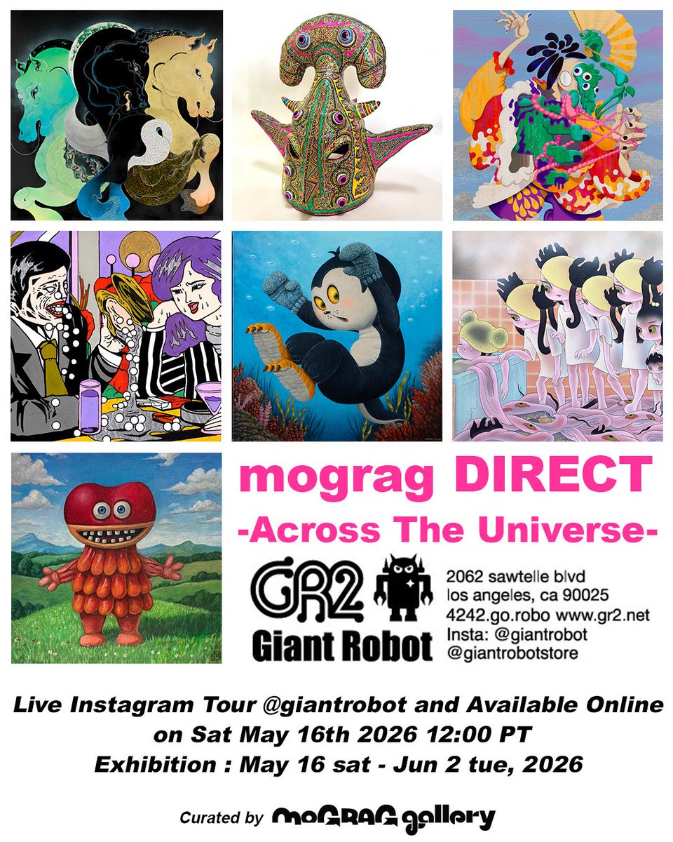 Up coming 🌟 ”mograg DIRECT -Across The Universe-” 会場：GR2