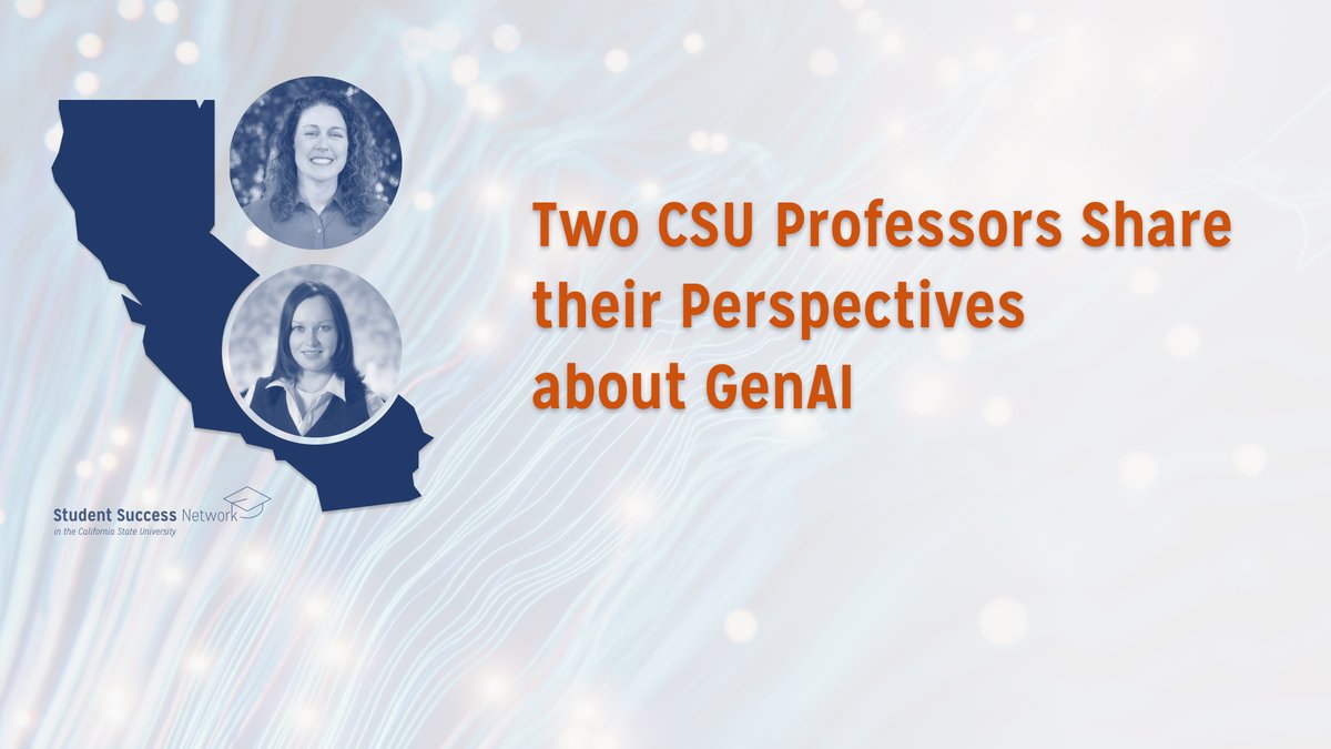 CSU_SuccessNet's tweet photo. How are CSU faculty actually navigating GenAI in their classrooms?

The latest installment of the “Artificial Intelligence in Practice Across the CSU: A Voices Blog Series” shares candid faculty perspectives on teaching, learning, academic integrity, and the realities of AI in higher education.

Read more: https://t.co/4VNaoXaziw