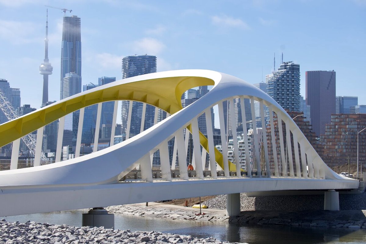 GetPPI's tweet photo. Cherry-Banana

The sinuous curves and porousness of the new Banana Bridge on Cherry Street in Toronto's Port Lands makes for a dramatic subject through which to view the skyline. In this case, wispy clouds wrap som 𝗦𝘂𝗽𝗽𝗼𝗿𝘁 𝘂𝘀 𝘄𝗶𝘁𝗵 𝗮 𝗹𝗶𝗸𝗲! https://t.co/FmZ0HaOYjP https://t.co/t3CIV2pUy9